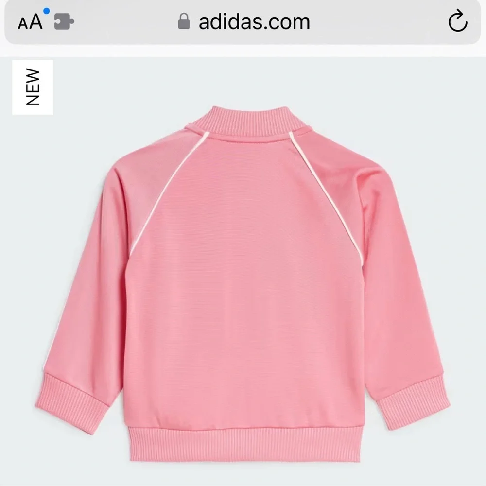 ADICOLOR Toddler SST Pink TRACK SUIT Jacket 4T